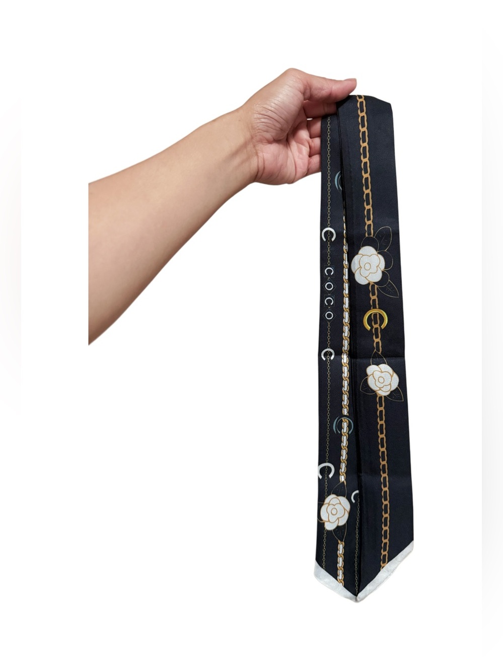 Luxury Silk Fashionable Twilly/Mini-Scarf